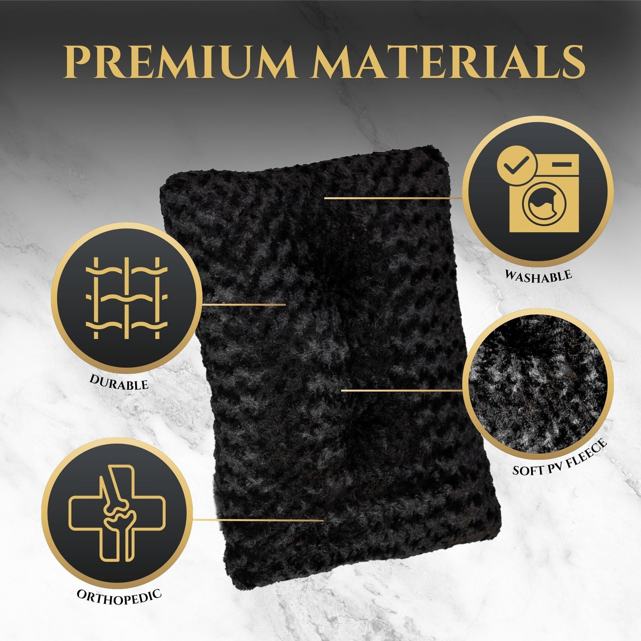 Cozy Canine Plush Dog Bed