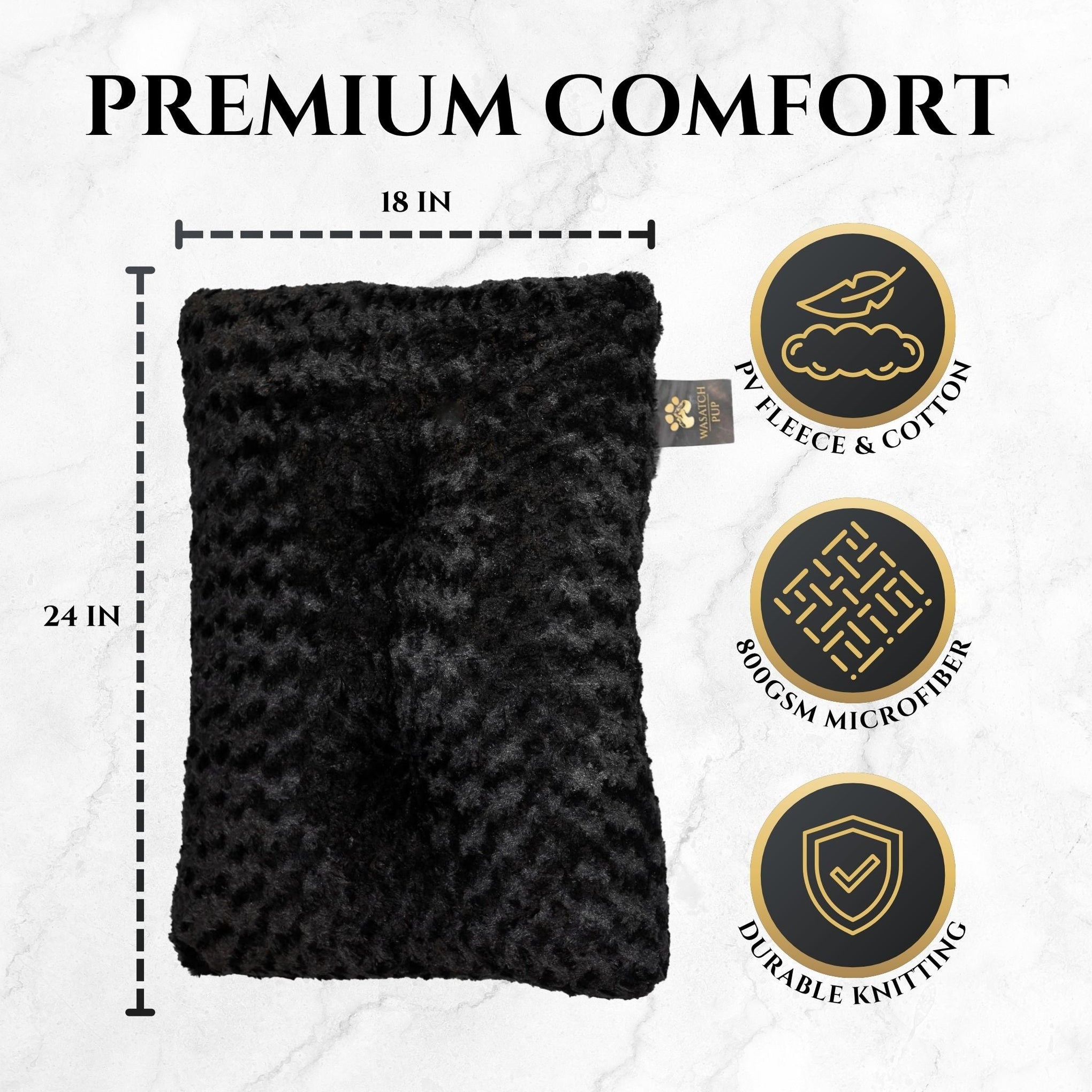 Cozy Canine Plush Dog Bed