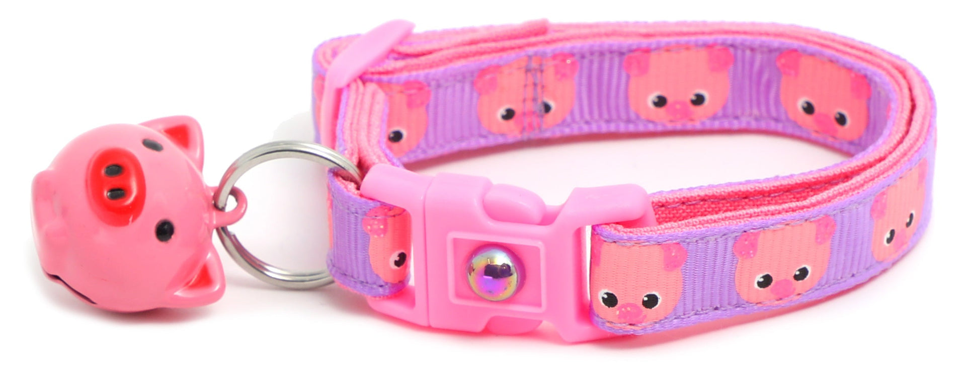 Pink Pigs Breakaway Cat Collar