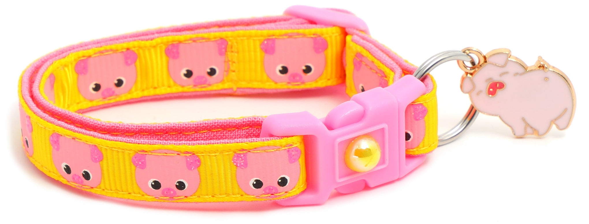 Pink Pigs Breakaway Cat Collar