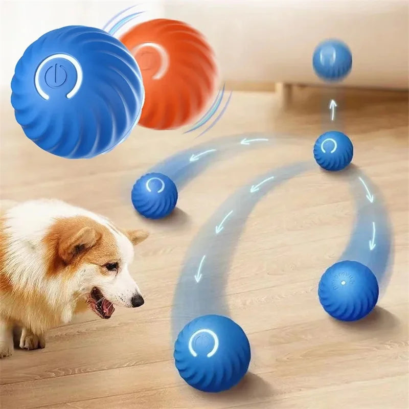 Smart Dog Toy Ball – USB Auto Bouncing Pet Toy for Dogs