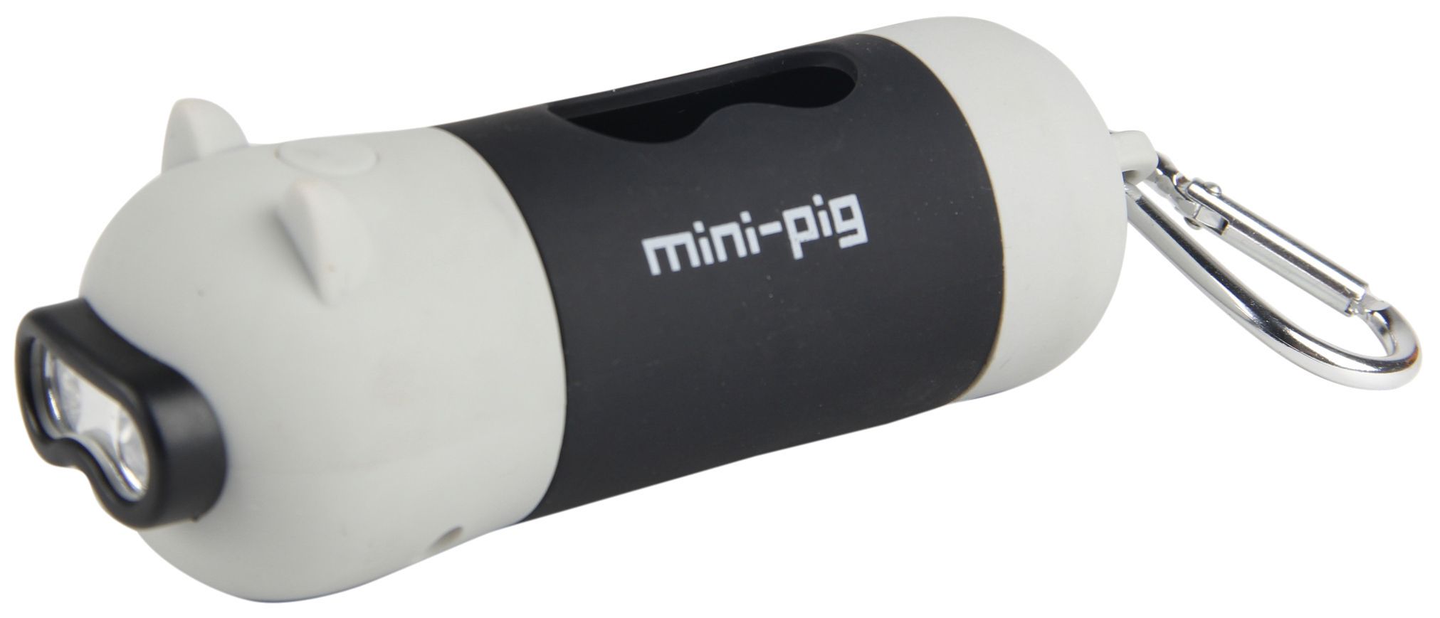 Pet Life ® 'Oink' LED Flashlight and Waste Bag Dispenser